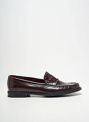 Mocasini chiquet toc plat până la 3 cm violet ALIWELL femeie