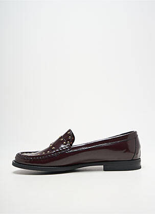 Mocasini chiquet toc plat până la 3 cm violet ALIWELL femeie