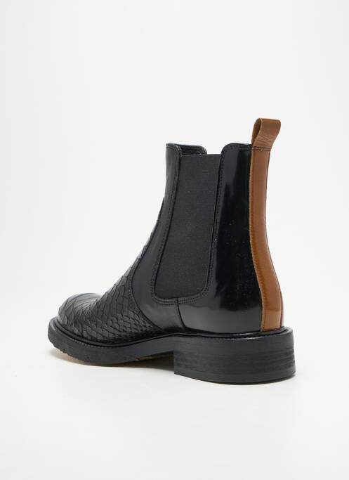 Botine/ghete toc mic toc plat până la 3 cm negru BILLIBI femme