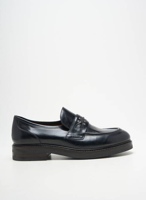 Mocasini țesătură satinată toc plat până la 3 cm negru MURATTI femme