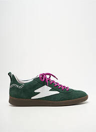 Adidași nubuc toc plat până la 3 cm verde SEMERDJIAN femme
