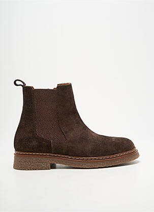 Botine/ghete toc mic toc plat până la 3 cm maro COCO ET ABRICOT femeie