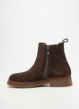 Botine/ghete toc mic toc plat până la 3 cm maro COCO ET ABRICOT femeie