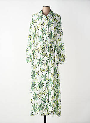 Rochie lungă mâneci lungi mâneci lungi verde EXQUISS'S femme