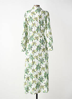 Rochie lungă mâneci lungi mâneci lungi verde EXQUISS'S femeie