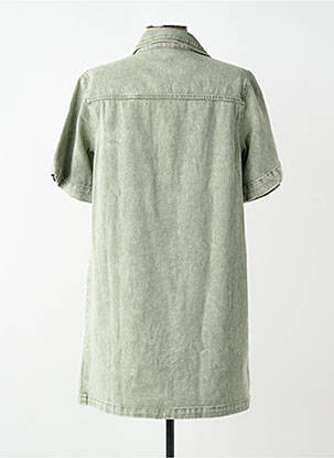 Rochie scurtă mâneci scurte mâneci scurte gri FEELKOO femeie