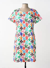 Rochie scurtă mâneci scurte mâneci scurte alb HIPPOCAMPE femme