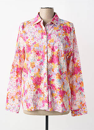 Cămașă imprimeu fantezie mâneci lungi roz ONADO femme