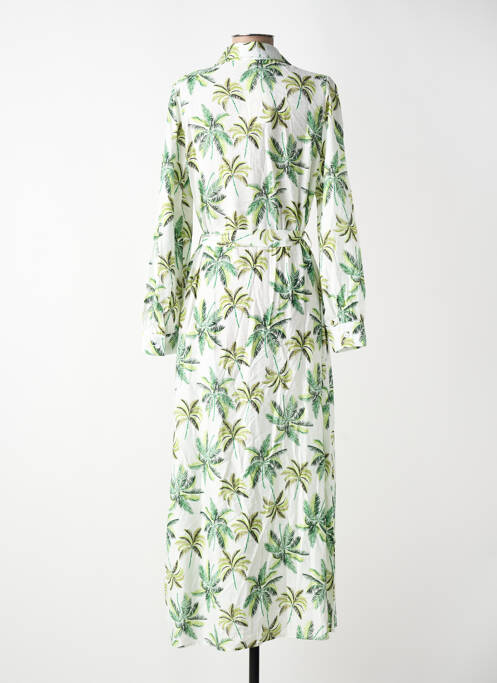 Rochie lungă mâneci lungi mâneci lungi verde EXQUISS'S femme