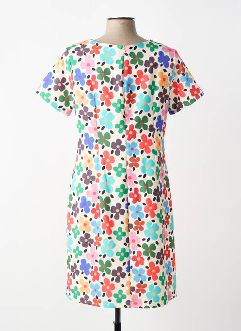 Rochie scurtă mâneci scurte mâneci scurte alb HIPPOCAMPE femme