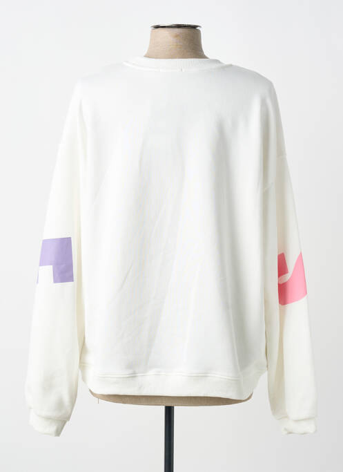 Hanorac serigrafie mâneci lungi alb CIAO MILANO femme