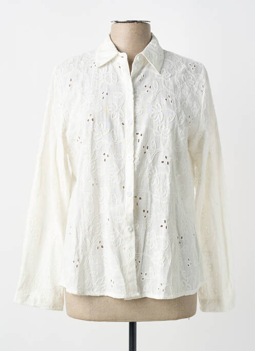 Cămașă croială dreaptă mâneci lungi alb ONADO femme