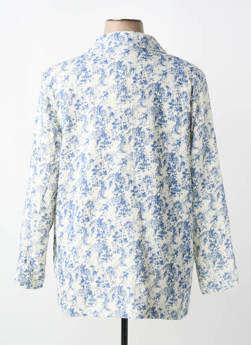 Sacou croială cambrată albastru BY ONE femme