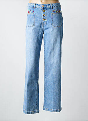 Blugi cu croială largă elasticitate albastru ONADO homme