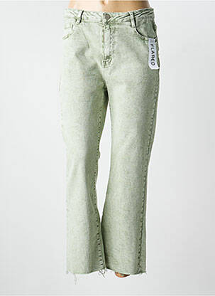 Blugi cu croială dreaptă elasticitate mărime normală verde FOLYROSE femme