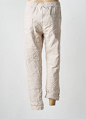 Pantalon drept elasticitate mărime normală bej MINA ROSA femeie