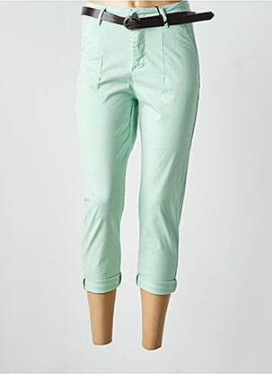 Pantalon trei sferturi elasticitate mărime normală verde NAIIF femme