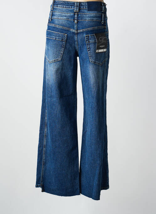 Blugi cu croială largă elasticitate mărime normală albastru TOXIK3 femme