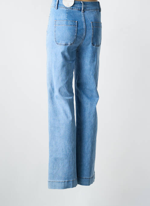 Blugi cu croială evazată elasticitate mărime normală albastru ORAIJE femme