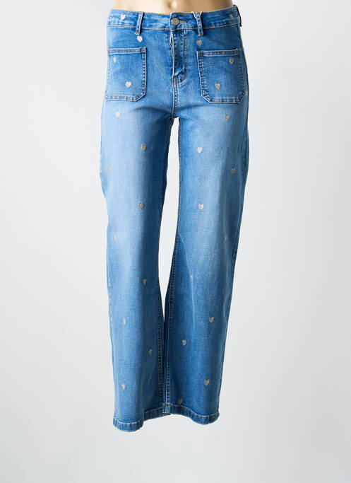 Blugi cu croială dreaptă elasticitate mărime normală albastru ONADO femme