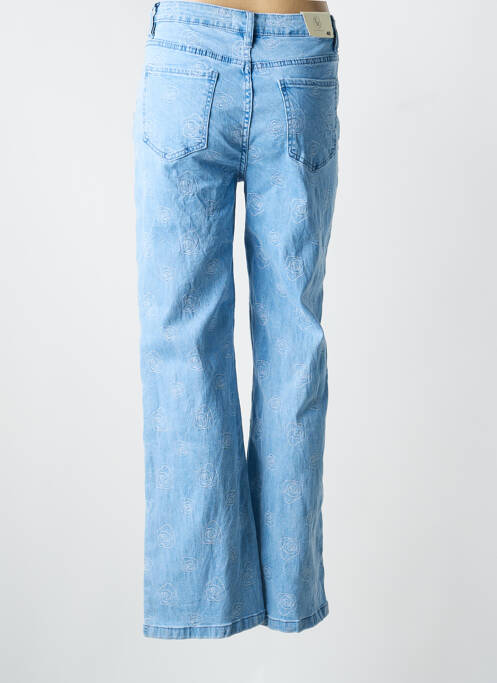 Blugi cu croială largă elasticitate mărime normală albastru FOLYROSE femme