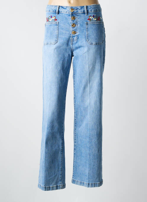 Blugi cu croială largă elasticitate albastru ONADO homme