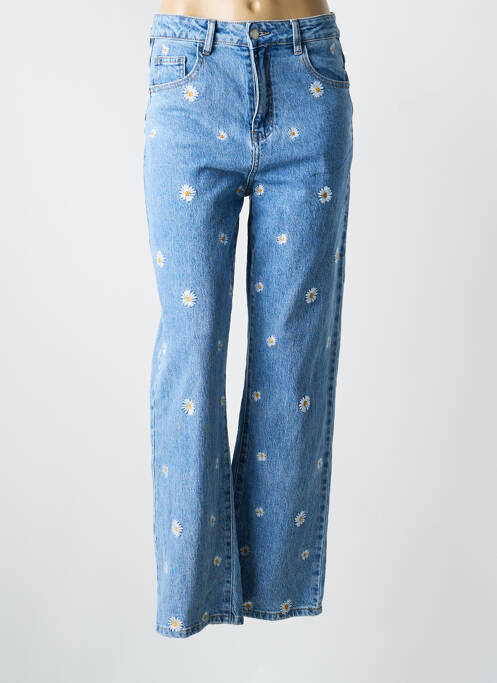 Blugi cu croială largă elasticitate mărime normală albastru AD'ORO femme