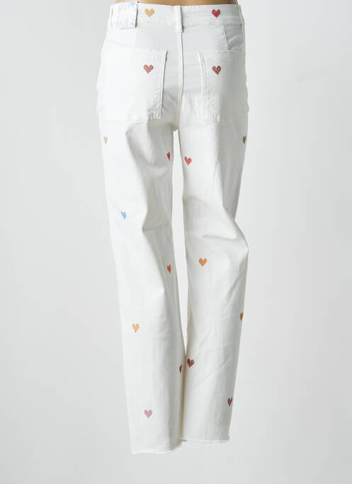 Pantalon drept elasticitate mărime normală alb ONADO femme