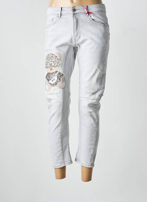 Blugi cu croială slim elasticitate mărime normală gri CARLA GIANNINI femme