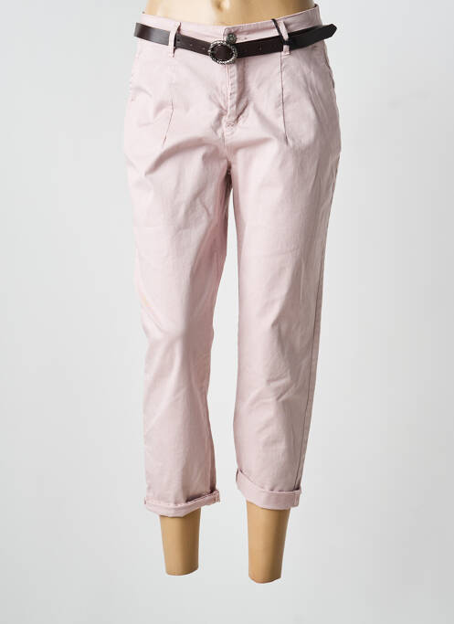 Pantalon trei sferturi elasticitate mărime normală roz NAIIF femme