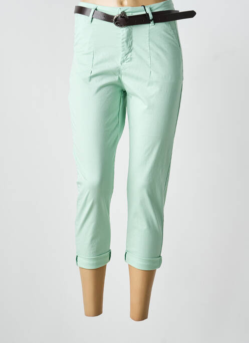 Pantalon trei sferturi elasticitate mărime normală verde NAIIF femme