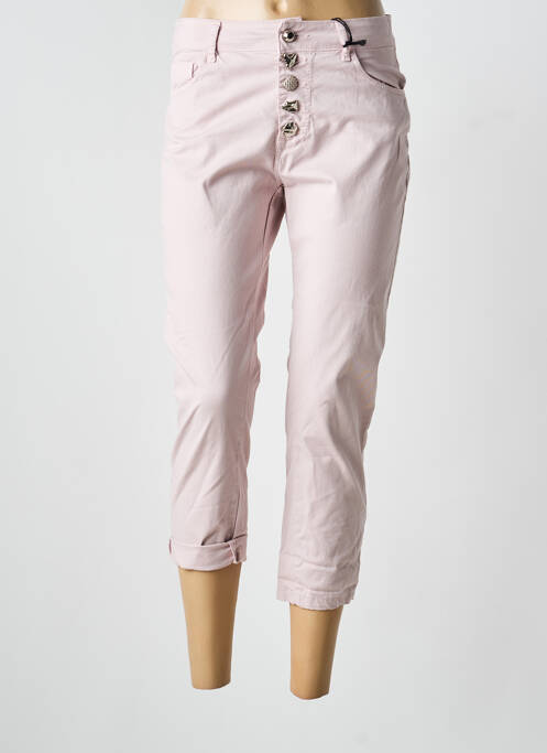 Pantalon trei sferturi elasticitate mărime normală roz NAIIF femme