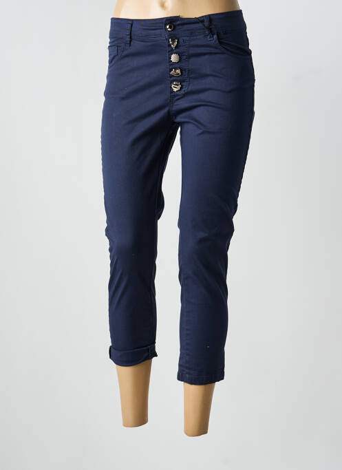 Pantalon trei sferturi elasticitate mărime normală albastru NAIIF femme