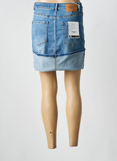 Fustă scurtă buzunare albastru TOXIK3 femme