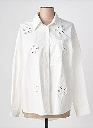 Cămașă croială dreaptă mâneci lungi alb NAIIF femme