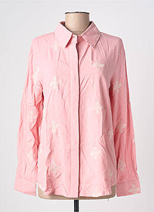 Cămașă croială dreaptă mâneci lungi roz EXQUISS'S femme