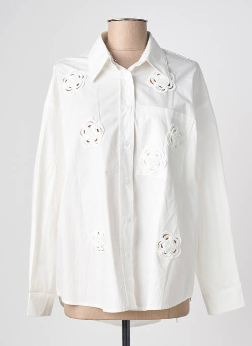 Cămașă croială dreaptă mâneci lungi alb NAIIF femme