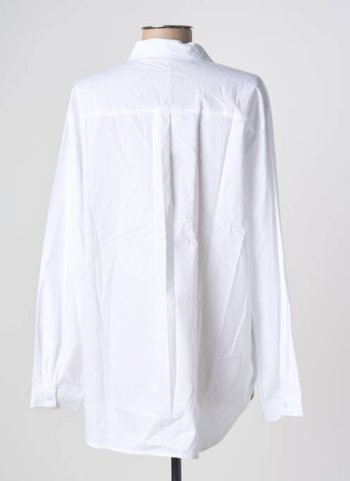 Cămașă croială dreaptă mâneci lungi alb SENES femme