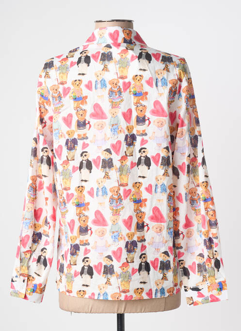 Cămașă imprimeu fantezie mâneci lungi alb ONADO femme