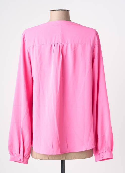 Cămașă croială cambrată mâneci lungi roz EXQUISS'S femme