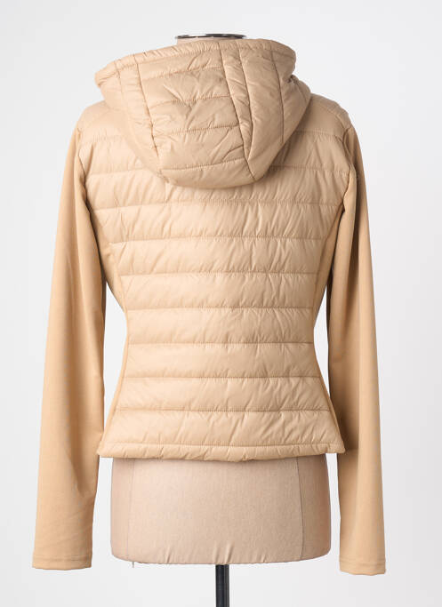 Geacă matlasată buzunare cu glugă bej NAIIF femme
