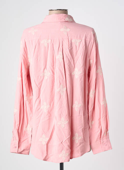 Cămașă croială dreaptă mâneci lungi roz EXQUISS'S femme