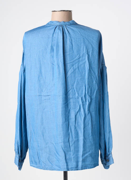 Cămașă croială dreaptă mâneci lungi albastru AROMA femme