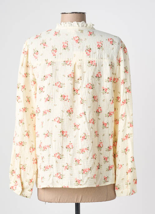 Cămașă imprimeu floral mâneci lungi bej SEASON femme