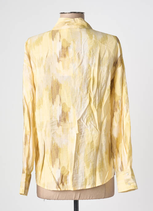 Cămașă croială cambrată mâneci lungi galben EXQUISS'S femme