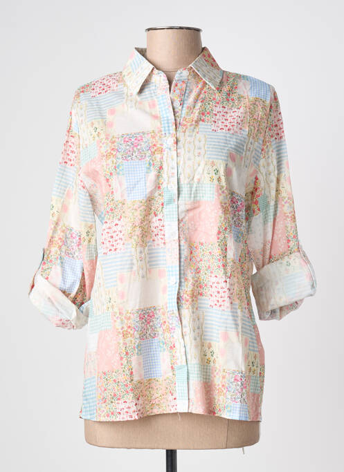 Cămașă imprimeu floral mâneci lungi alb ONADO femme