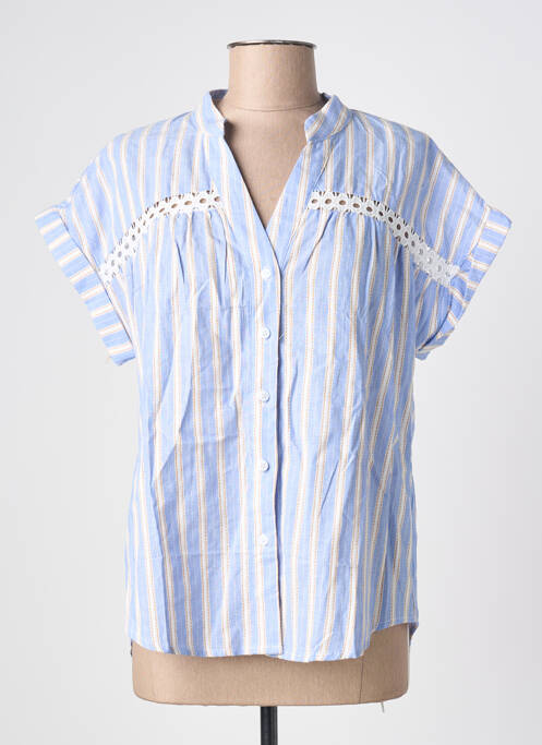 Cămașă mâneci scurte mâneci scurte albastru IKOONE&BIANKA femme