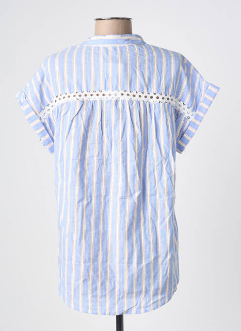 Cămașă mâneci scurte mâneci scurte albastru IKOONE&BIANKA femme