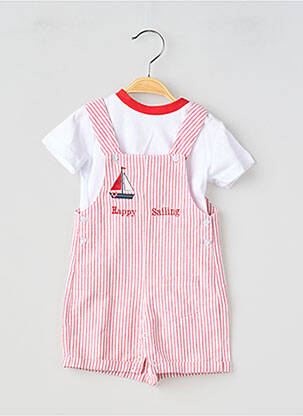 Set pantaloni tip de tricou alb BABY BOL garcon