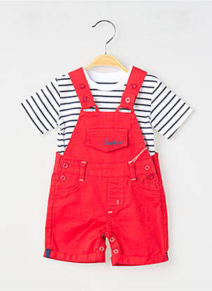 Set pantaloni croială dreaptă roșu BABY BOL băiat